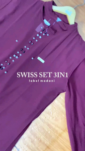 Gamis Set Krudung 3 in 1: Desain Hijab yang Nyaman & Modis