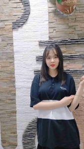 Áo polo tay lỡ in chữ UNKINDphong cách Hàn Xẻng nam nữ mặc cực chât