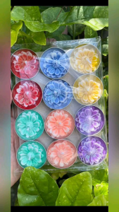 Nến thơm hình hoa hương lài 2h - Dùng dâng hương cúng Phật hoặc decor phòng thư giãn khử mùi