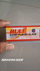 MATA PISAU PASAH BULL BOX 2 PCS (PISAU KAYU PISAU SERUT PISAU PASAH PISAU BAJA)