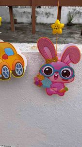 🏮Ready Stock现货🏮2023爆款儿童卡通中秋节LED手提音乐灯笼玩具PVC 手工DIY灯笼材料Mid-Autumn Festival Portable Musical Lantern