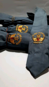 Dasi SMA Logo Bordir & Dasi SMA Polos