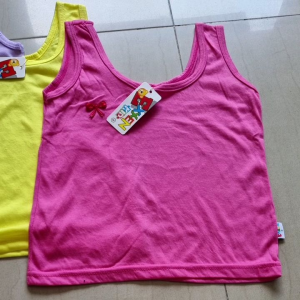 (3pc) Tanktop anak EXXEN KID Tali Lebar // Singlet anak cewek warna permen // Kaos dalam anak cewek S-XL