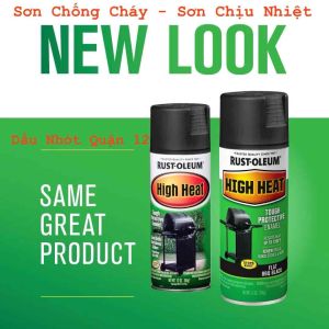 Sơn Chịu Nhiệt Dùng Sơn Pô Xe Máy - Xe Hơi Ôtô RUST-OLEUM High Heat Spray Sản Phẩm Cao Cấp Made in USA