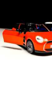 Dreys 1:28 BMW Mini Cooper S Toy Car Model Diecast