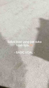 ARINTA - Basic Voal 120 cm / Segi Empat Voal Paris