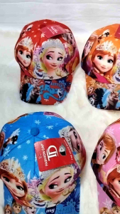 หมวกแก๊ป สำหรับเด็กผู้หญิง 52 cmลายการ์ตูน. อายุ 3-7 ขวบ มี5สี สินค้าพร้อมส่ง