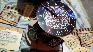 1 SET JAM DINGDING KALIGRAFI AESTHETIC MEWAH ORIGINAL untuk di Dinding {BONUS PAKU DING2 SESUAI JUMLAH 1 SETNYA}