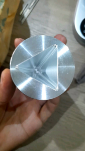 เบ้าหล่อตะกั่วทรงสามเหลี่ยมเทเต็ม (180-200g)