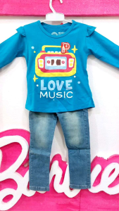 Set Baju Anak Perempuan Estimasi 1 tahun 2 Tahun