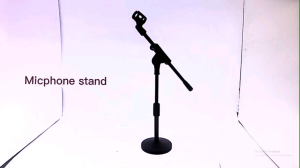 Desktop Microphone Stand with Adjustable Boom Arm