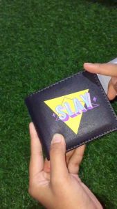 SLAY Wallet Dompet Pria Bahan Kulit sintetis pu miniso Premium
