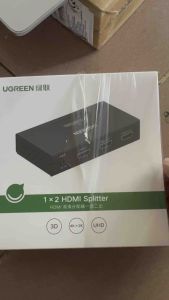 Bộ chia HDMI 1 ra 2 cổng Ugreen 40201 - Hỗ trợ Full HD 4k * 2k - Hàng chính hãng - Bảo hành 18 Tháng