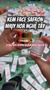 [ MẪU MỚI LUXURY ] Combo kem saffron nhụy hoa nghệ tây LUXURY hổ trợ da nám tàn nhang. lão hóa da.kem nám to