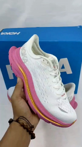 HOKA KAWANA WHITE PINK SIZE 37-40