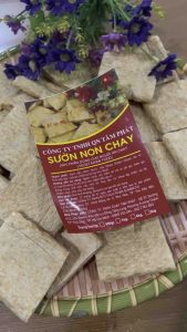 1KG SƯỜN CHAY ( 2 túi/ Loại mỏng)/ Chay Tâm Phát