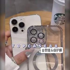 CASE ELECTROPLATING METALIC MAGSAFE IPHONE 11 12 13 14 15 16 PROTECTOR LENS GUARD FULL COVER