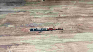 Logo Emblem Tulisan TRD Sportivo ORIGINAL