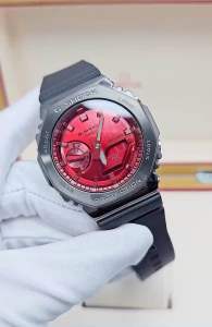 ĐỒNG HỒ NAM CHÍNH HÃNG CASIO G-SHOCK GM-2100B-4ADR Quartz Size 44.4 Mặt Bát Giác Năng Động và Cá Tính