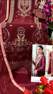 [PRE-ORDER] Exclusive Ready Made Georgette With Embroidery Suit *Size S-5XL* ( Delivery 15 Days )