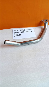 Leheran Knalpot Standar Racing Beat 2020 Ke Atas Scoopy 2021 Ke Atas Genio Ukuran Inlet 26 Rata