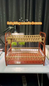 Pacific Rak Piring Plastik Monaco 2 susun / 3 susun / DishRack + Nampan