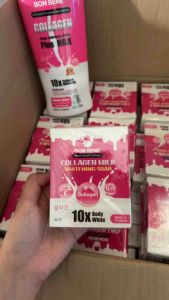 BUY 1 TAKE 1 BON BENE COLLAGEN MILK WHITENING SOAP FROM THAILAND🇹🇭