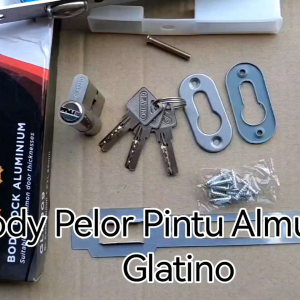 Body Pelor Pintu Almunium Glatino / Body Roller Pintu Almunium / Kunci Pelor Pintu Almunium Glatino