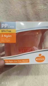 Hộp chia sữa bột cho bé 3 ngăn tròn thông minh Wesser Hàng Chính Hãng - Ngăn chia sữa bột cho bé
