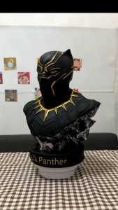 Mô hình tượng bán thân Black Panther36cm tỉ lệ 1:1 siêu đẹp.