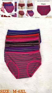 🇲🇾 M~6XL Seluar Dalam Wanita plus size Ladies Panties Big size 2240 (3in1)