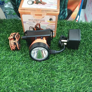 หัวไฟฉายคาดหัวสวิตช์หรี่ขนาดกลางช้างซันไลต์รุ่น 611 LED แสงขาว 100 วัตต์