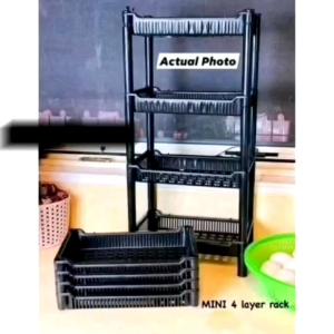 4 Layer Multi Purpose Rack Beauty Rack Grocery Rack Kitchen Rack 4in1 Shelf