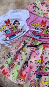 เซ็ตกระโปรง 3 ชิ้น เสื้อผ้าเด็กน่ารัก ชุดเด็กผู้หญิง แฟชั่นเด็ก