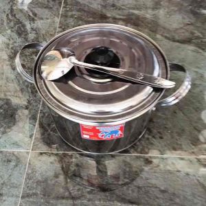 PANCI SAYUR / PANCI MASAK AIR FREE CENTONG 16.18.20cm TUTUP STAINLES TEBAL COD MURAH