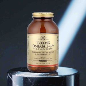 Solgar Omega 3 6 9 1300mg Fish Flax Borage Oil Heart and Joint Support Softgels 120s