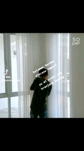 Vitrase Gorden model Smokring Hordeng Transparan Jendela Pintu Sekat ruangan Ruang Tamu Mewah Gorden Putih Terbaru