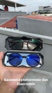 NEW KACAMATA MINUS PHOTOCROMIC OVAL CASUAL UKURAN 0.50-4.00 FREE BOX DAN LAP.