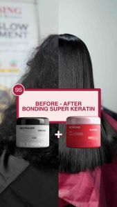 Cara Menggunakan BLESSING Pelurus Rambut 1 Kg Step 1 | Bonding Super Keratin