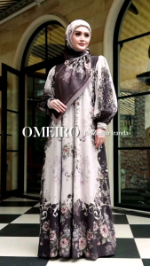 NEW Collection gamis FIORI RAYA Series By Omeiro Syari