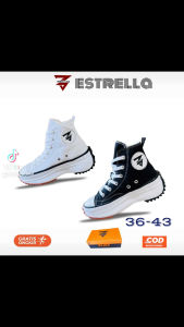THREE LIKE ESTRELLA SEPATU SNEAKER CANVAS SEPATU KOREAN STYLE WANITA DAN PRIA SEPATU SEKOLAH/SEPATU CONVRS70s RUNSTAR HIKE
