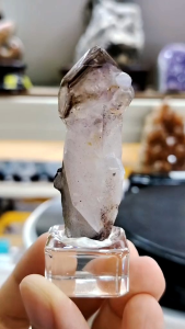 Natural Finest Collection Namibia Scepter Super Seven Crystal Quartz Ornament S707 #SuperSevenCrystal #Crystal #Naturalcrystal #homedecor #Lifestyle #Furniture