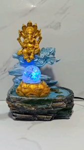 พระพิฆเนศ น้ำล้น พญานาคเสริมฮวงจุ้ย