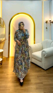 DEYURA ARISSA: Baju Dress Set Rok Hijab Wanita