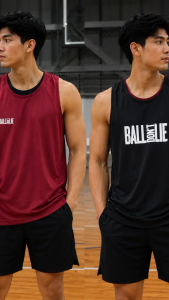 Mens reversible drifit basketball sando