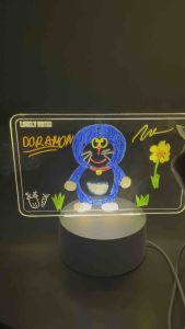 Bảng Vẽ Led - Kèm Bút Dạ phản quảng (Có thể xóa vẽ trang trí theo ý thích phù hợp sáng tạo thay đổi)