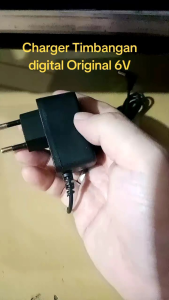 Charger Timbangan digital 6v 500mah ORI