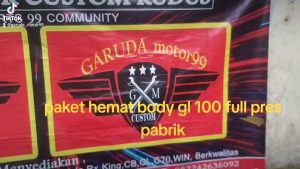 promo Paket hemat komplit body GL 100 GL CEPEK GL 125 sandangan gl 100 komplit pnp kluarga honda detail original kualitas bagus