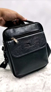 กระเป๋าสะพายข้างผู้ชาย เกรดพรีเมี่ยม ทรงวินเทจหนังสวย พาดลำตัว แฟชั่น จิงโจ้ ส่งทุกวัน จากกรุงเทพ