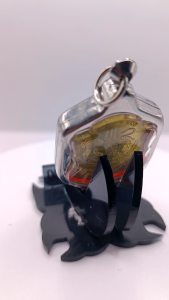 K460 เหรียญหลวงพ่อพัฒน์ หลวงพ่อพัฒน์_ปุญญกาโม วัดห้วยด้วน รุ่น อำนาจ โชคลาภ บารมี เนื้อโลหะ ชุบทอง เลี่ยม กรอบพระ สแตนเลสแท้ ขนาด 4.5x3 cm.